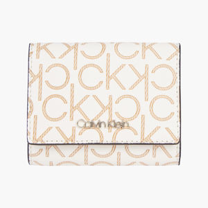Calvin Klein dámská béžová peněženka - OS (0K9)